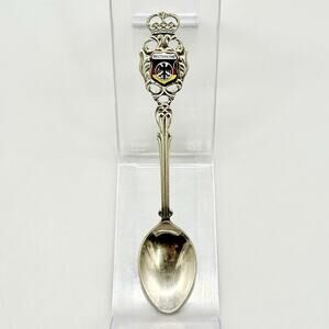 Deutschland USA Silver Vintage Mini Souvenir Spoon 4.5"
